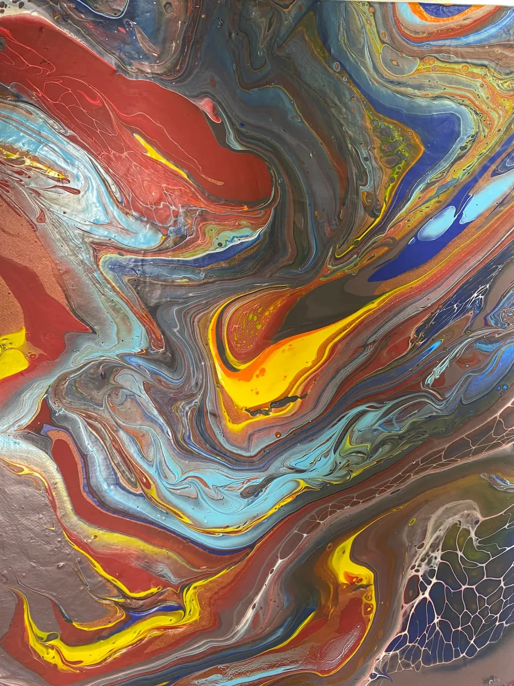 Flow of Grey Flame