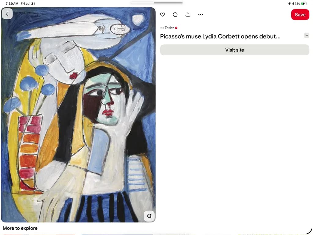 Cubist Portrait Dialogue
