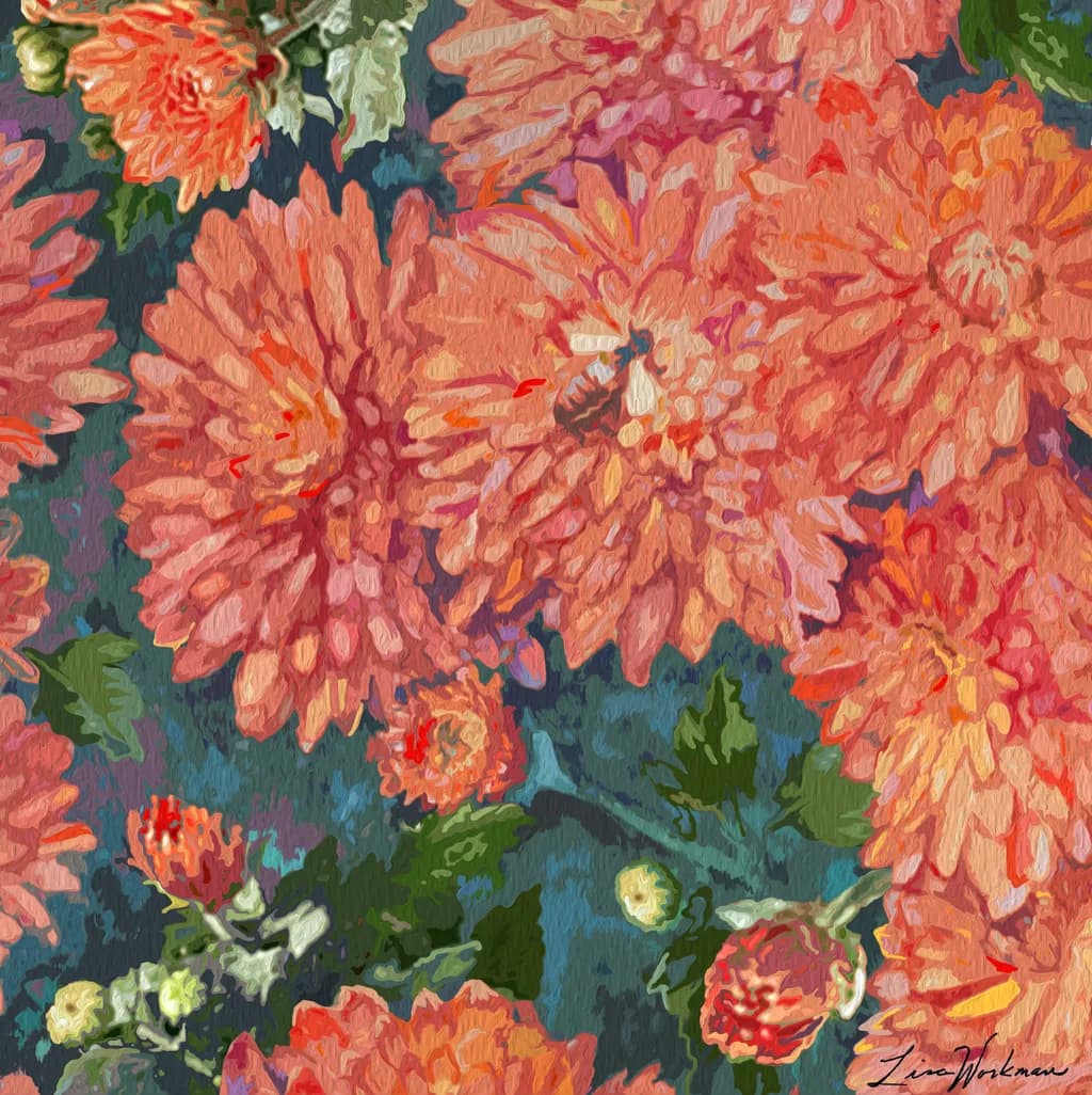 Orange Mums
