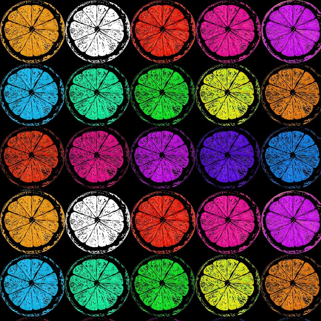 Coloured Oranges