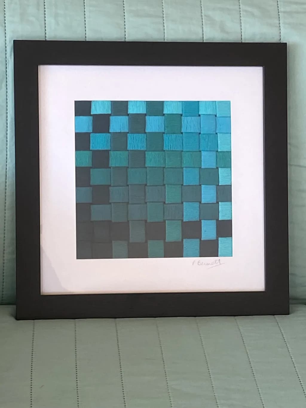 Blue Mosaic Rhythm