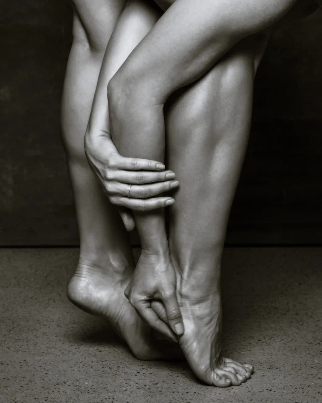 Embrace of Form: A Study in Human Connection and Grace