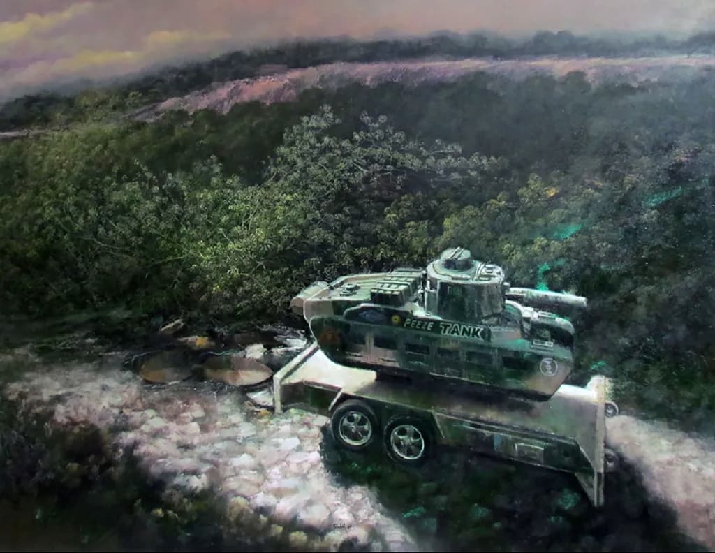 Tank on Trailer