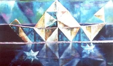 Whispers of Reflection: A Journey Through Geometric Waters