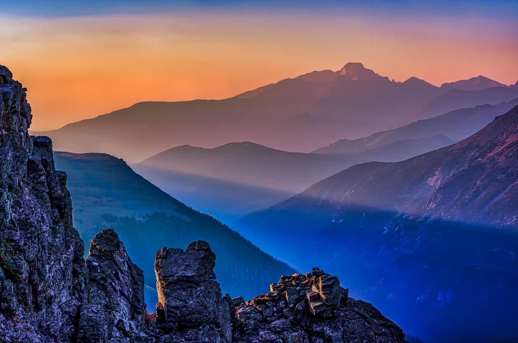 Mountain Shadow Layers