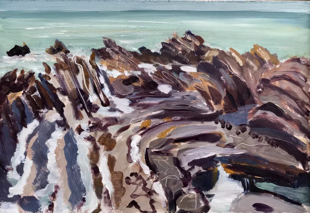 Coastal Harmony: A Contemporary Exploration of Rock and Sea in Oxfordshire