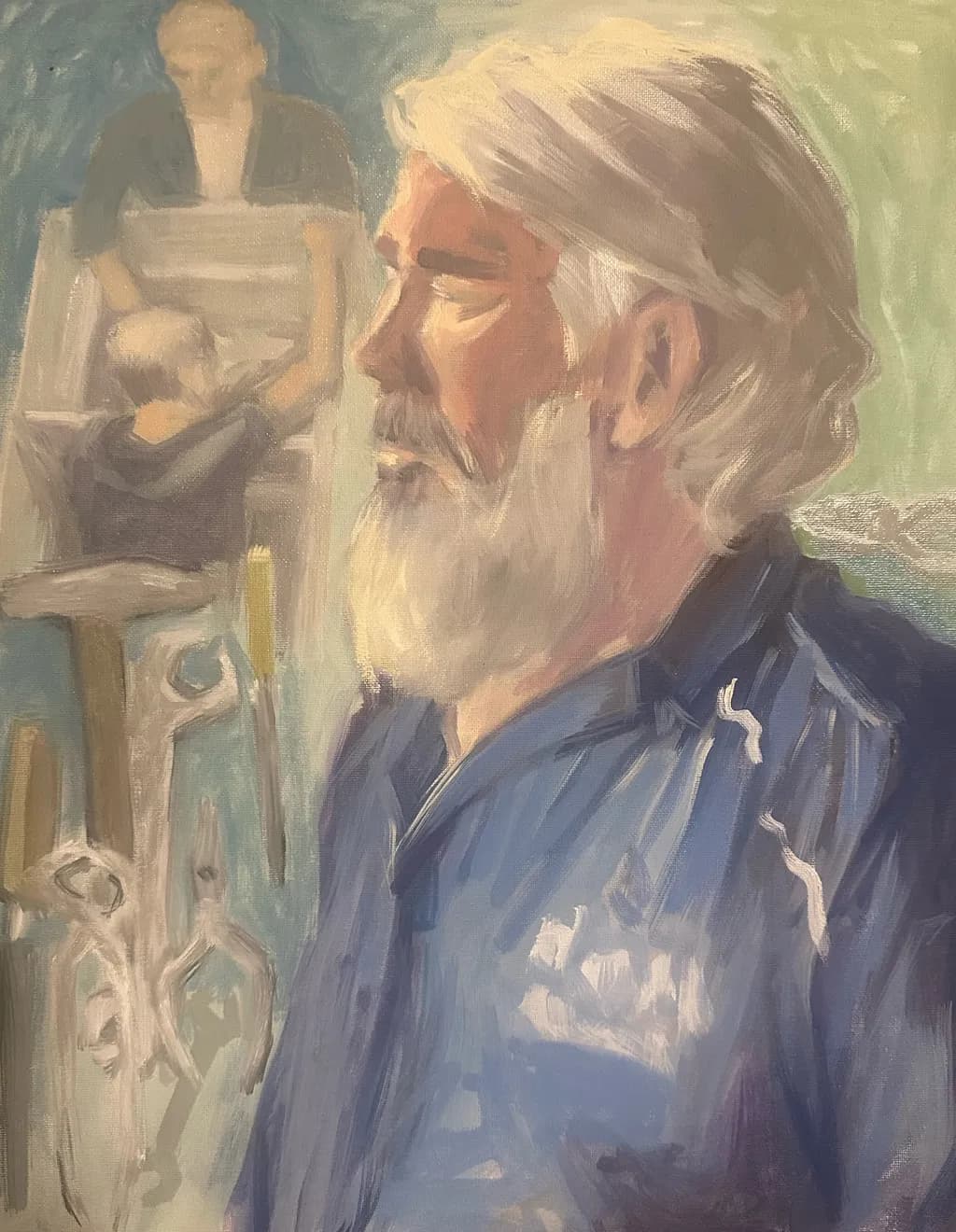 Bearded Artist Portrait