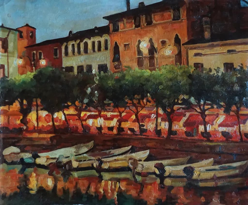 Twilight Marina Reflections