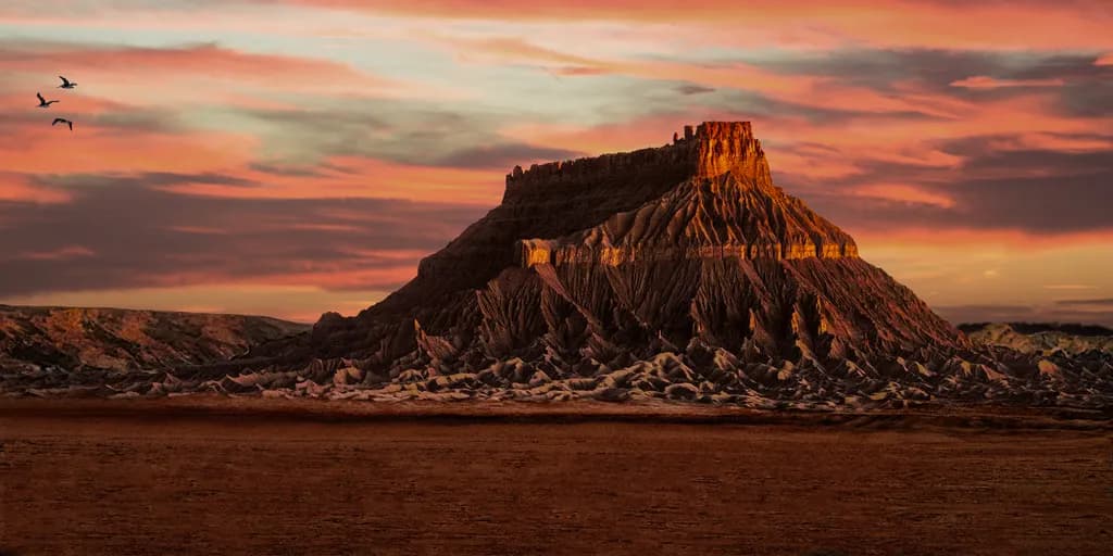 Factory Butte Drama