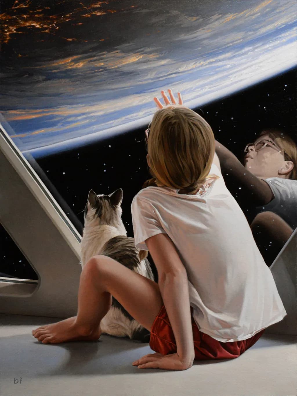 Cosmic Dreams: A Child's Journey Through the Universe with a Feline Companion