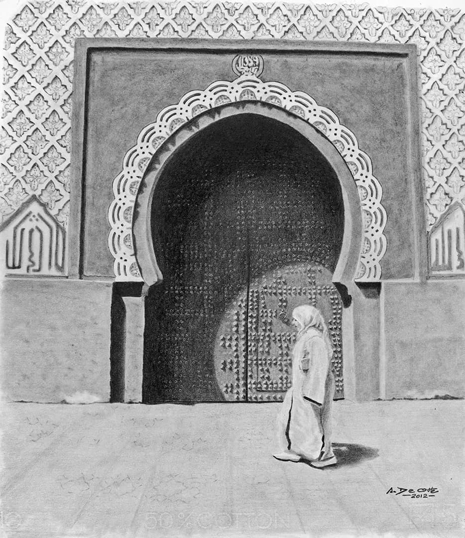 Whispers of Tradition: A Journey Through Time and Culture in Monochrome Elegance