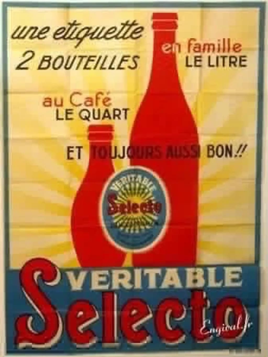 Vintage Bottle Advertisement