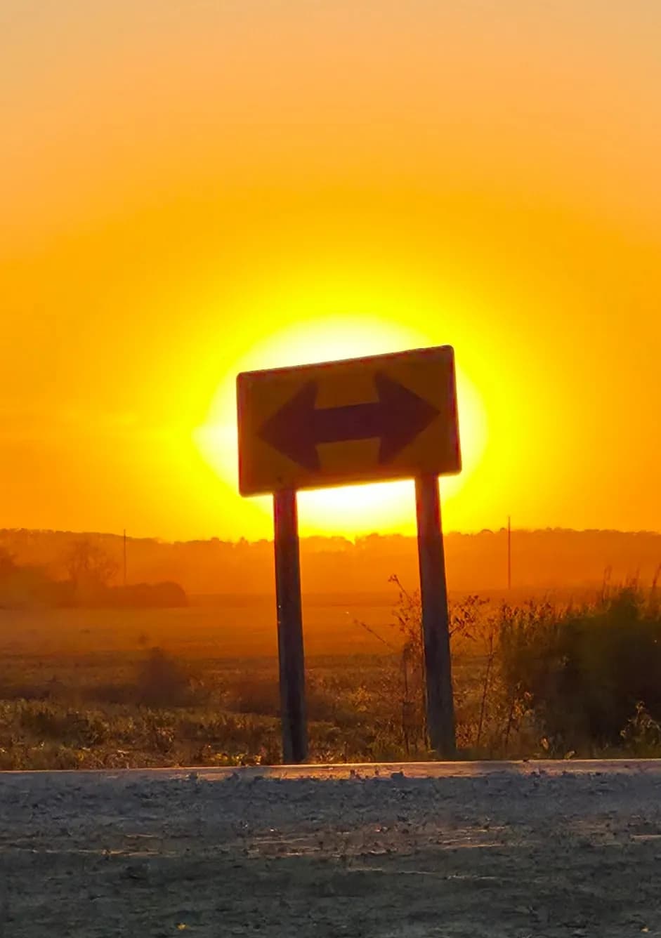 “Crossroads at Sundown”