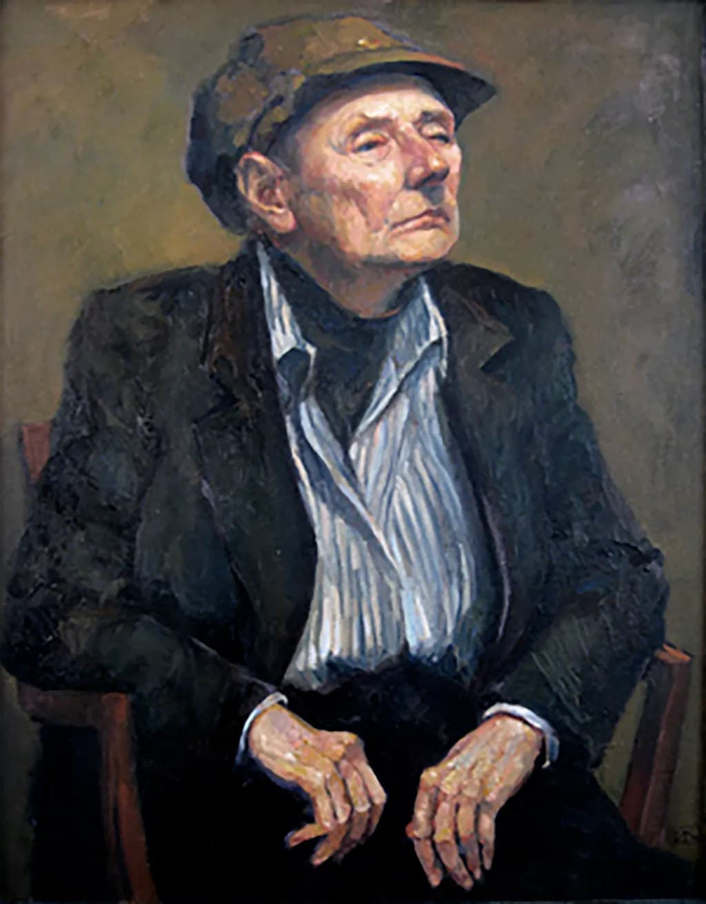 Railroad Hat Portrait