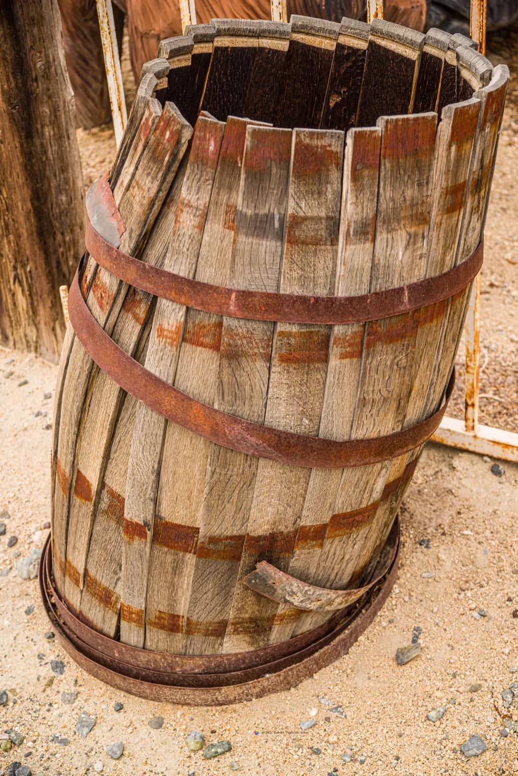 Rustic Barrel Fragment