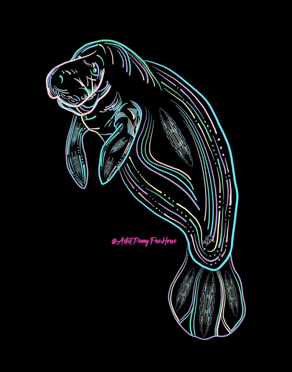 Neon Manatee Flow