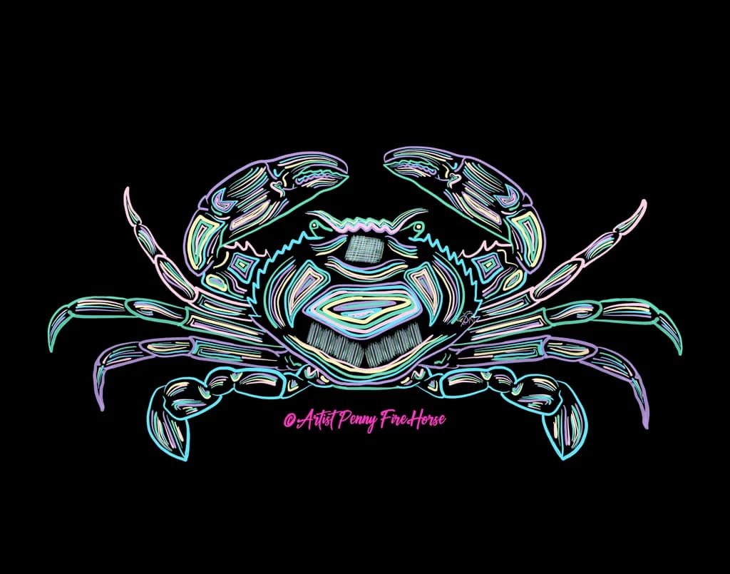 Neon Crab