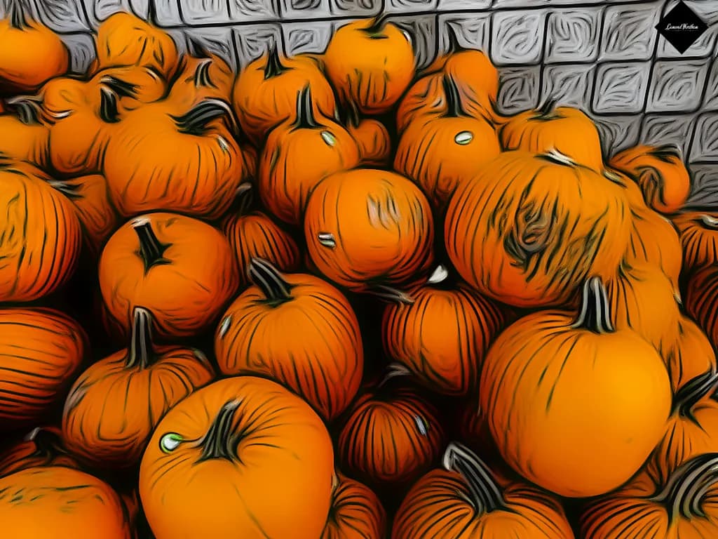 Harvest Harmony: A Vibrant Collection of Autumn Pumpkins