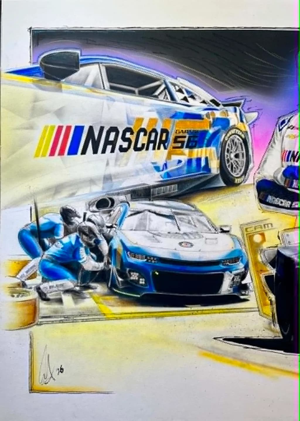 NASCAR Pitstop Action