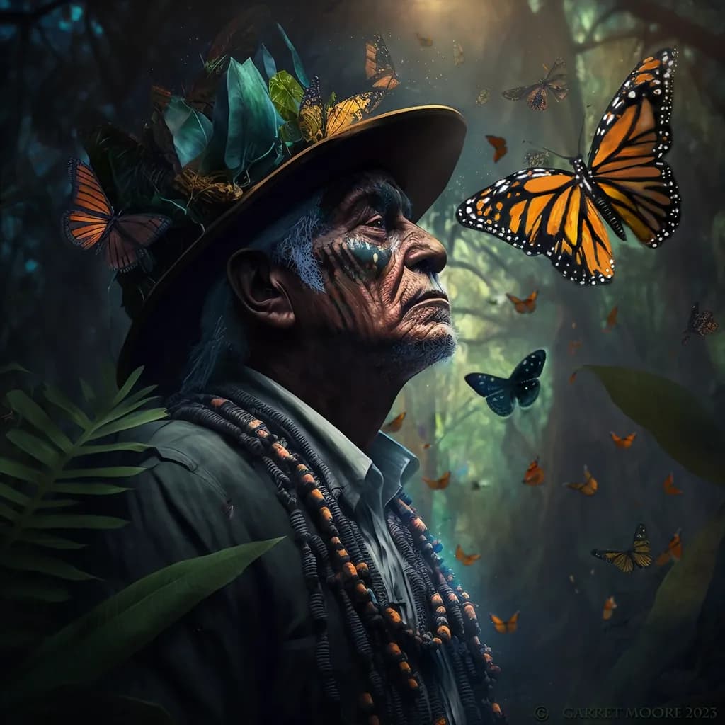 Whispers of Transformation: A Journey Through Nature's Embrace