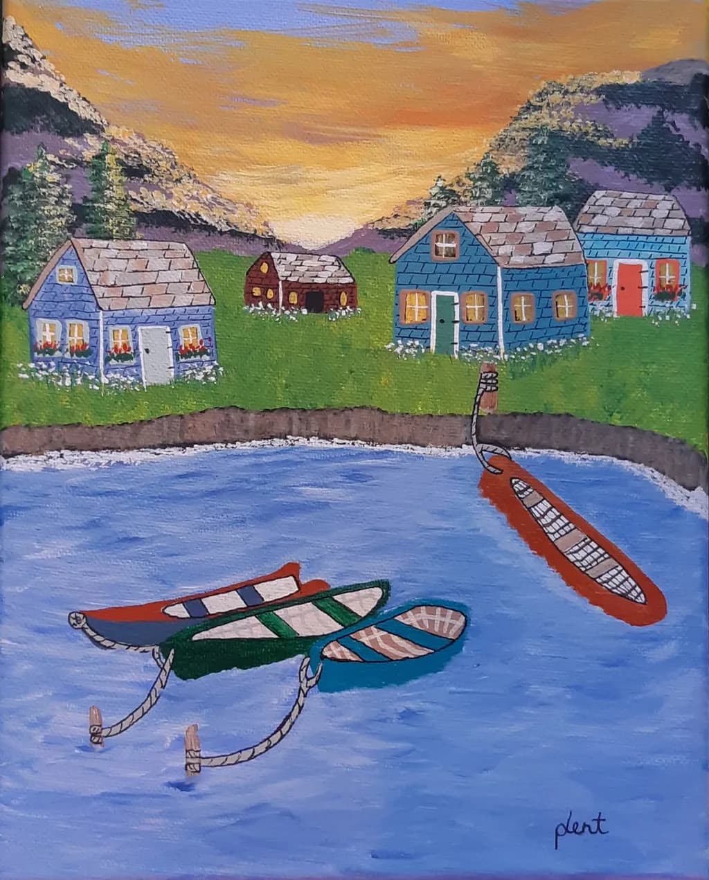 Sunset Dockside