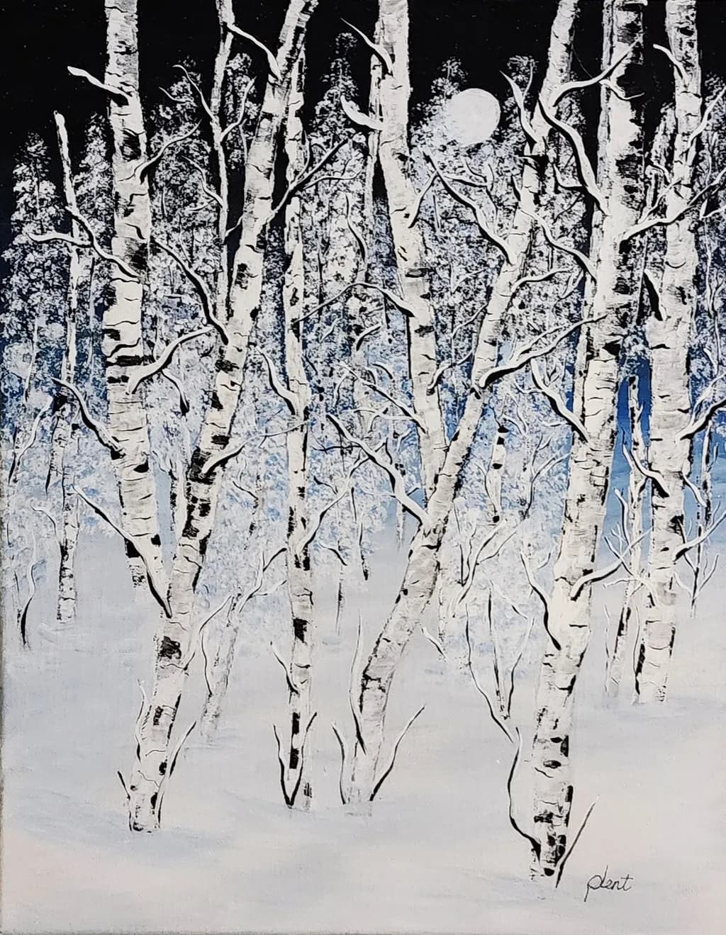 Birch Moonlight