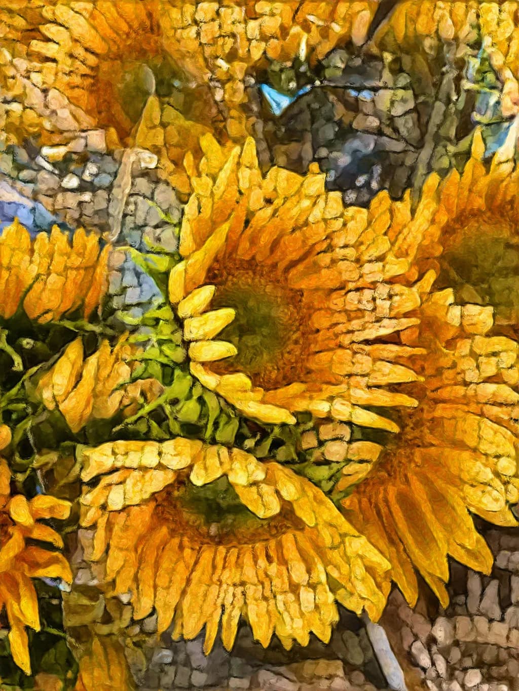 Sunflower Mosaic