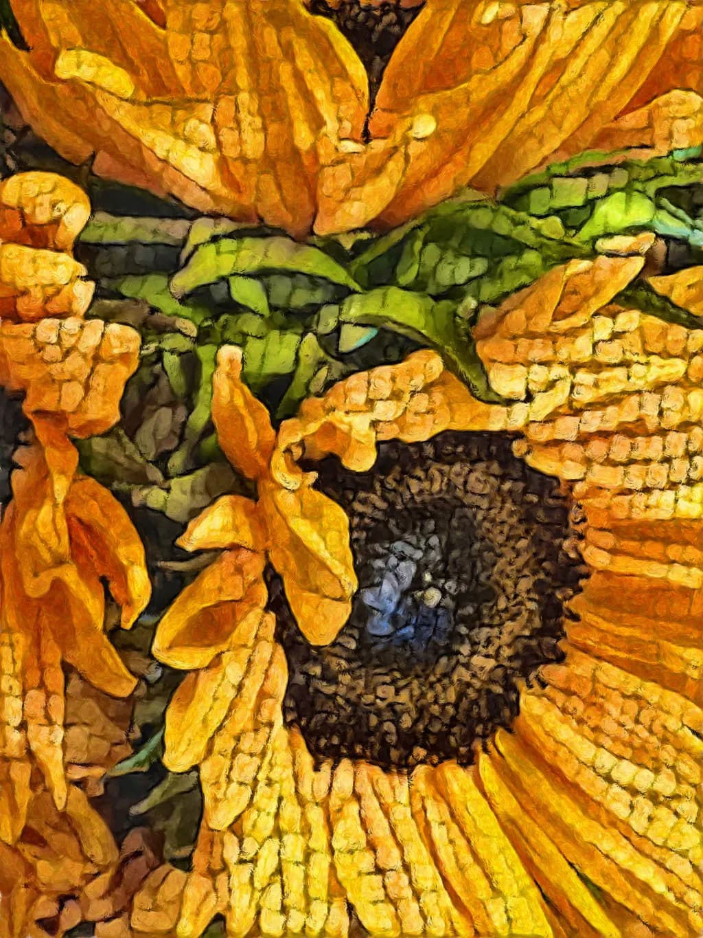 Sunflowers Close-Up