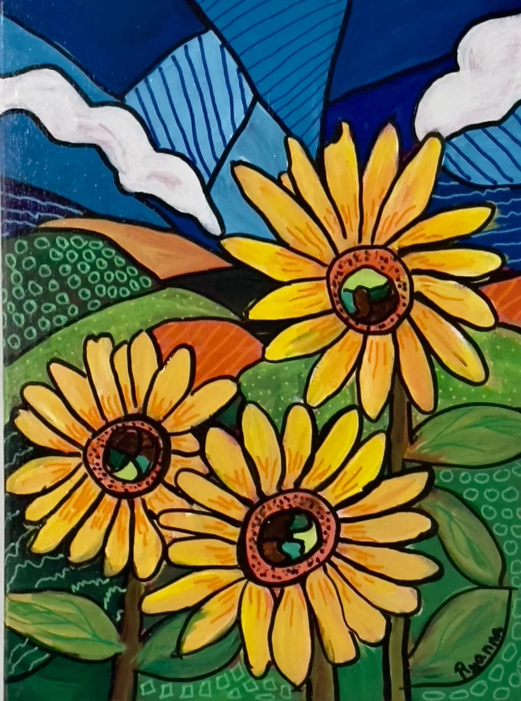 Sunflower Landscape