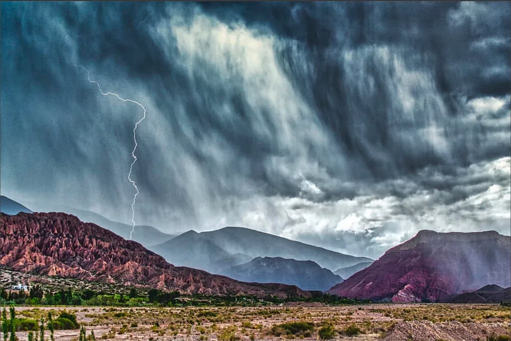 Storm over Red Ridge