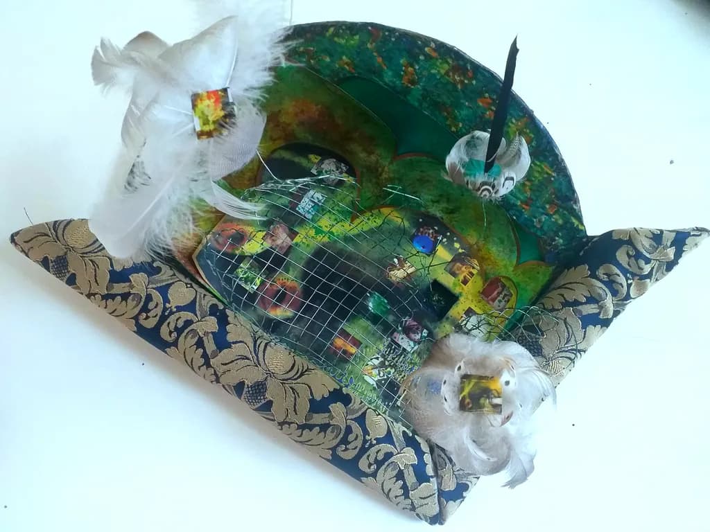 Baroque Feathered Collage
