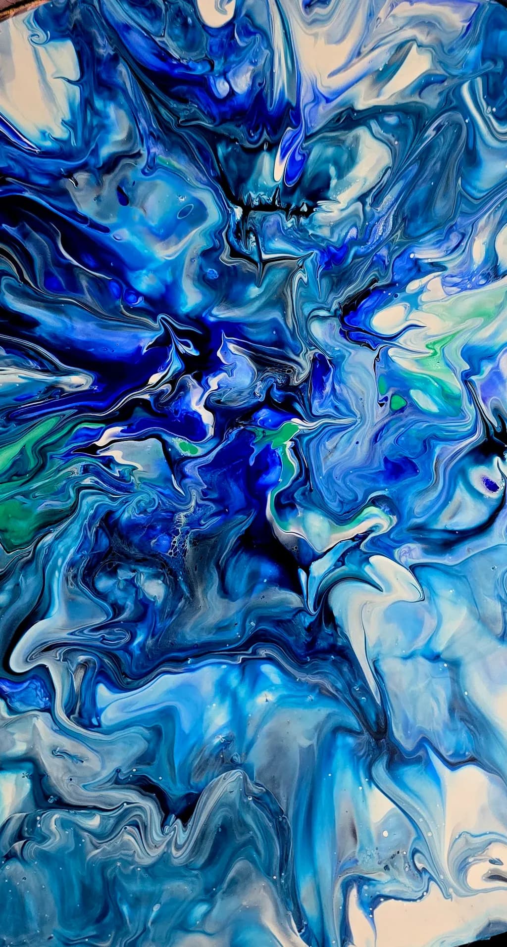 Blue Marble Swirl