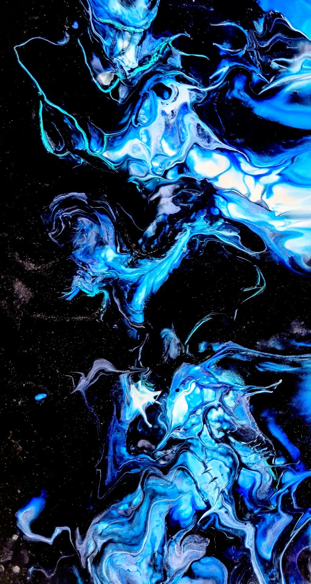 Blue Liquid Flow