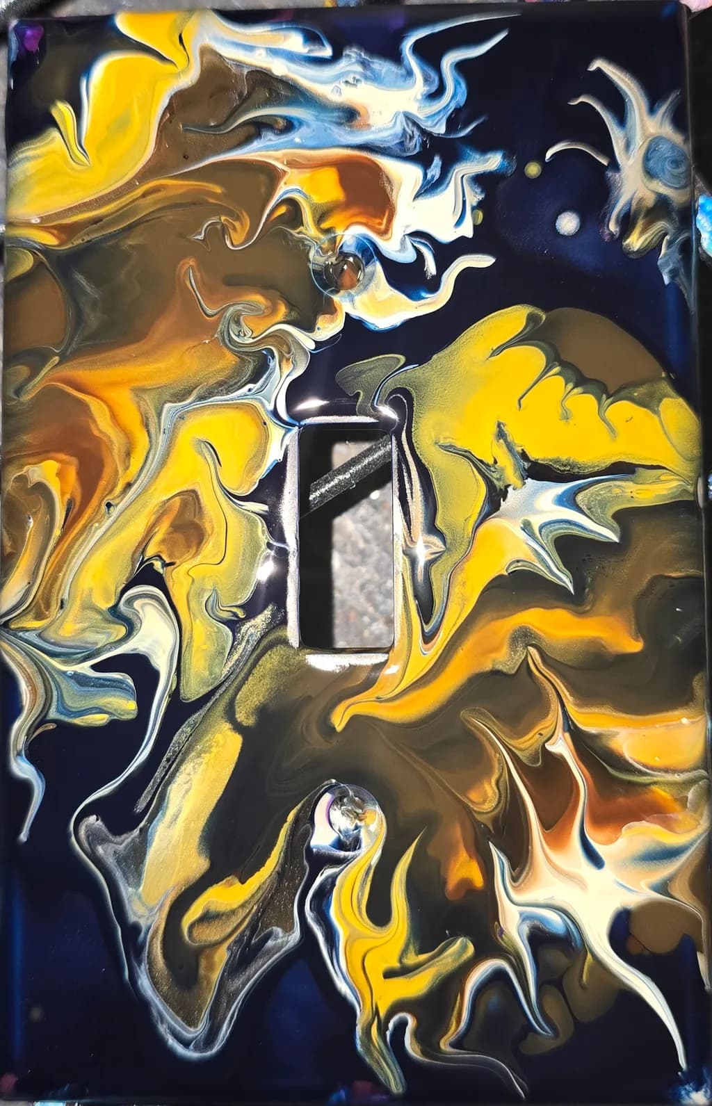 Abstract Light Switch Cover