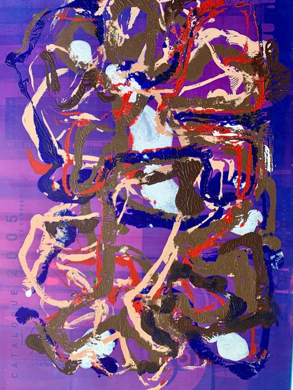 Vibrant Entanglements: A Dance of Color and Form in Abstract Expressionism