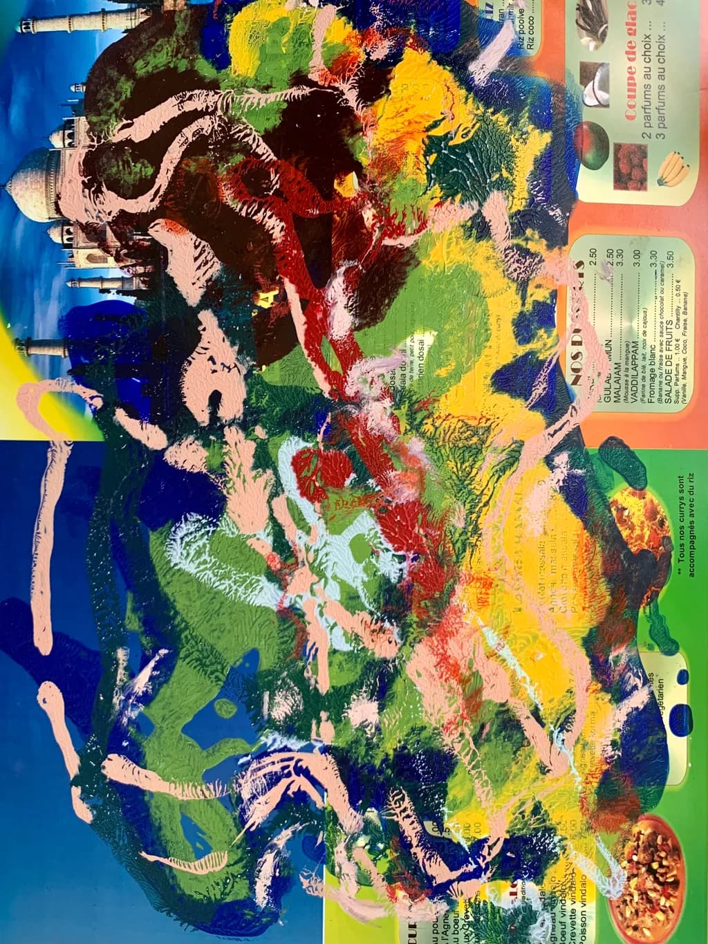 Vibrant Echoes: A Colorful Fusion of Culture and Emotion