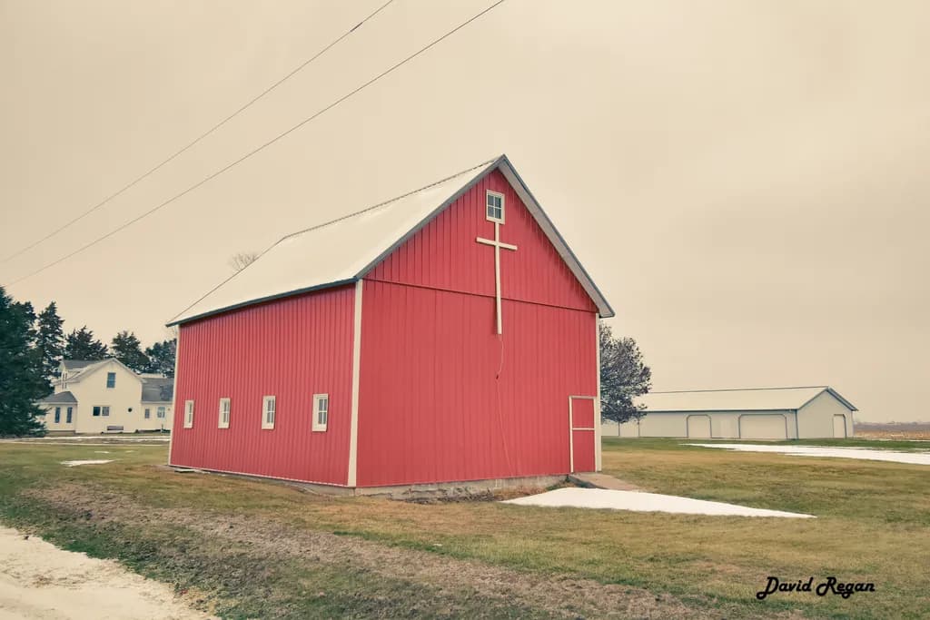 Red Barn Cross
