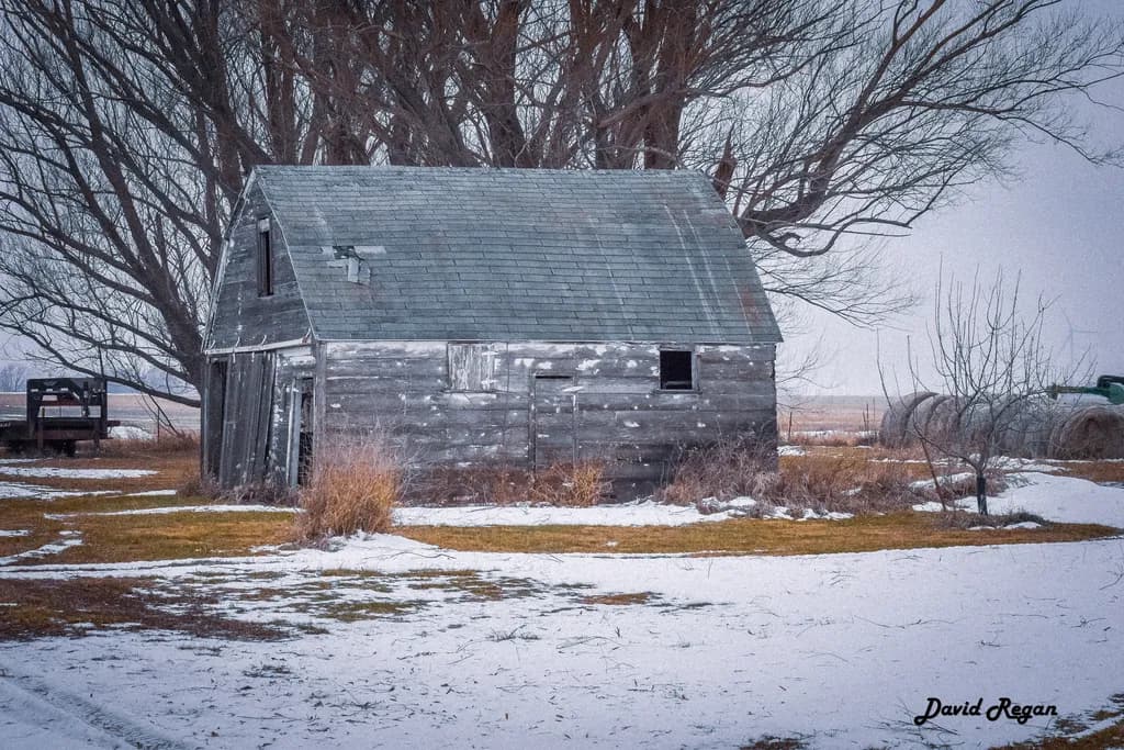 Winter's Abandoned Farmhouse