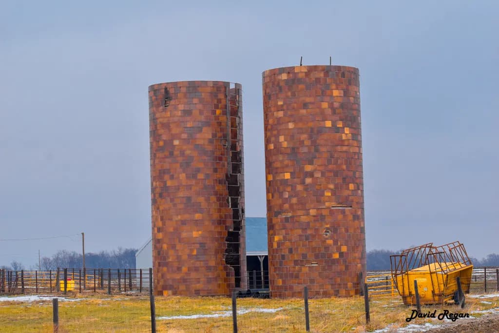 Weathered Silos