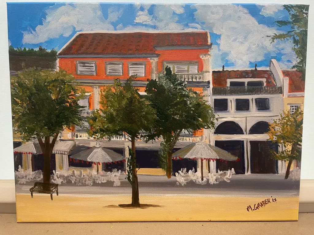 Terracotta Café Shadows