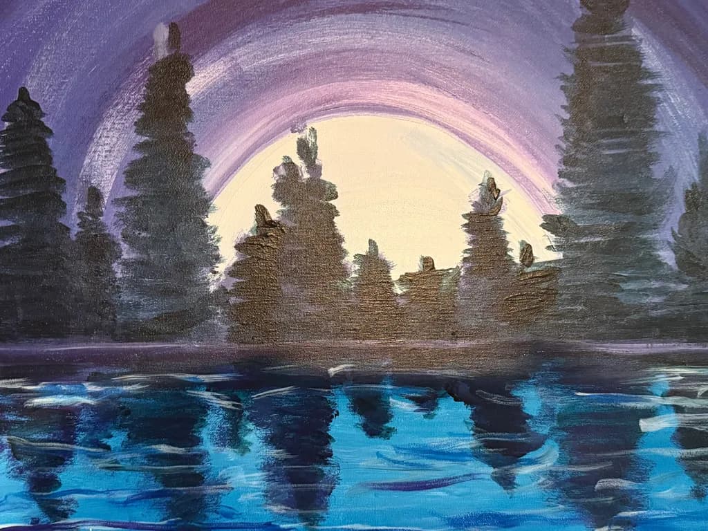 Luminous Twilight Reflection