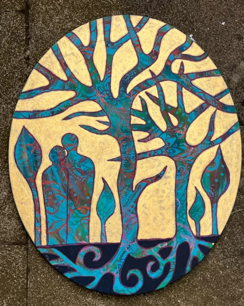 Whispers of Nature: A Vibrant Dance of Trees and Souls