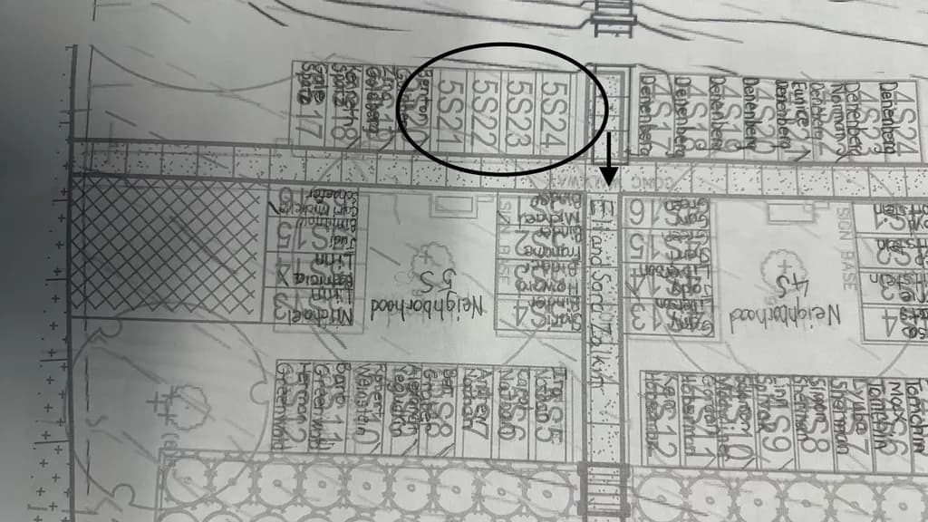 Circled Site Plan