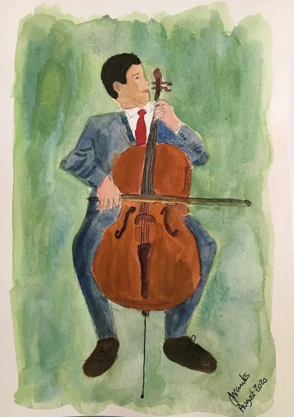Cellist in Harmony