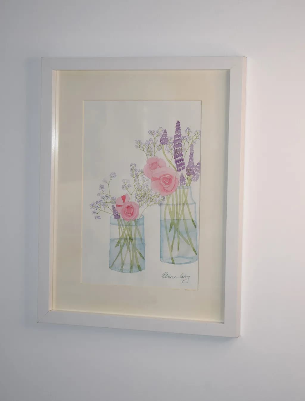 Pastel Blooms in Glass