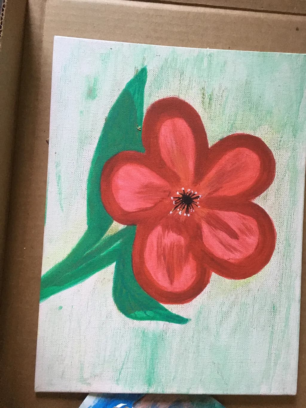 Bold Red Flower