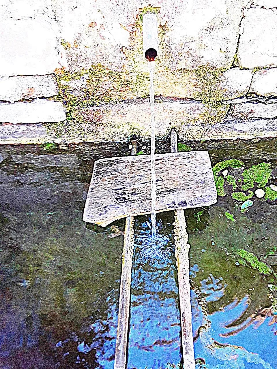 Whispers of Water: A Serene Flow Through Time and Nature's Embrace