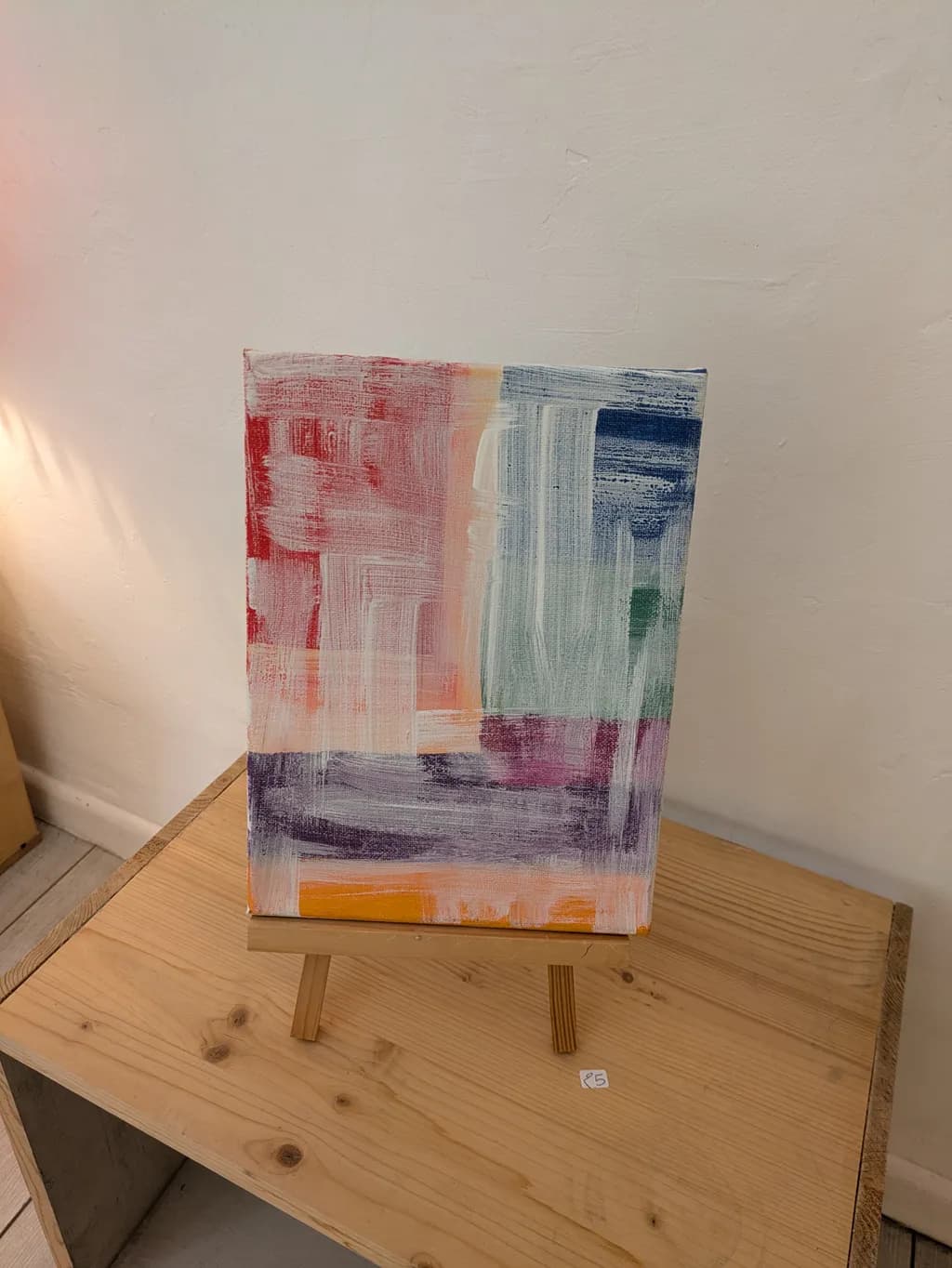 Vibrant Harmony: A Colorful Abstract Journey Through Brushstrokes