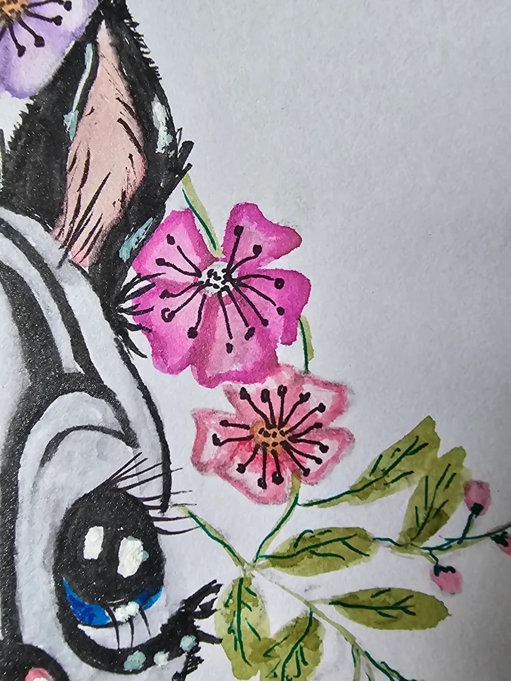 Whimsical Harmony: A Playful Fusion of Nature and Imagination in Floral Art