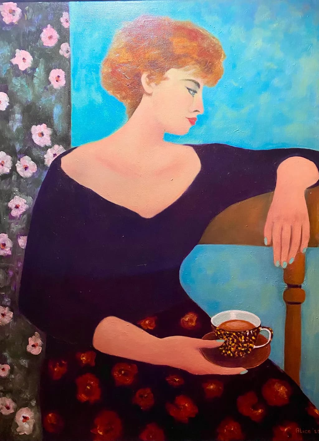 Tea and Flowers